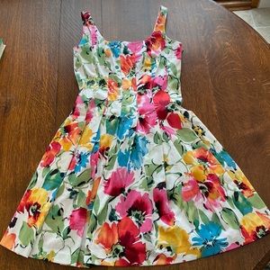 Lauren Ralph Lauren floral party dress size 4